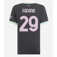 Camiseta AC Milan Youssouf Fofana #29 Tercera Equipación para mujer 2024-25 manga corta